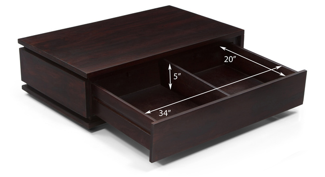 Butler Storage Coffee Table(Mahogany)